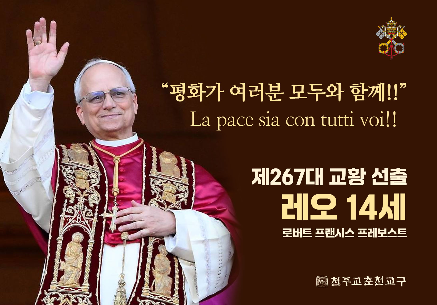 제267대 교황 레오 14세 선출